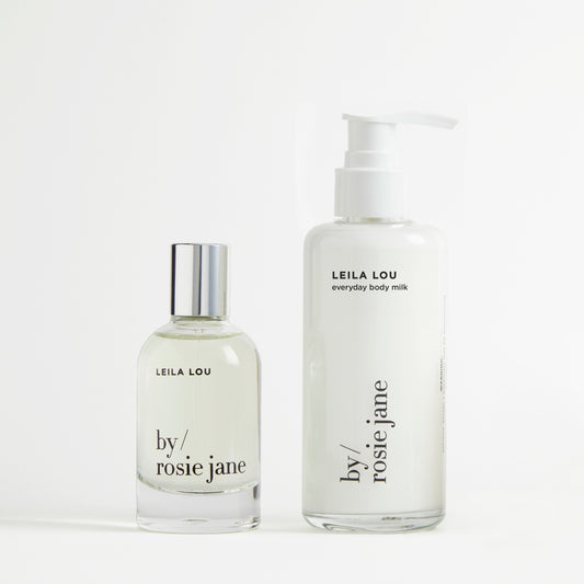 Leila Lou Eau de Parfum and body milk