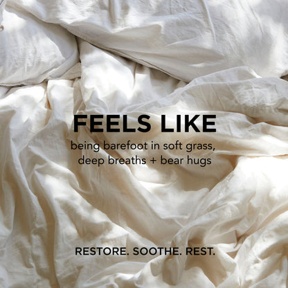 calm body wash feels like restore, soothe, rest