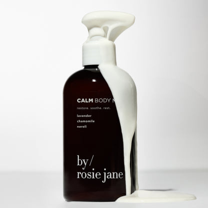calm body milk texture