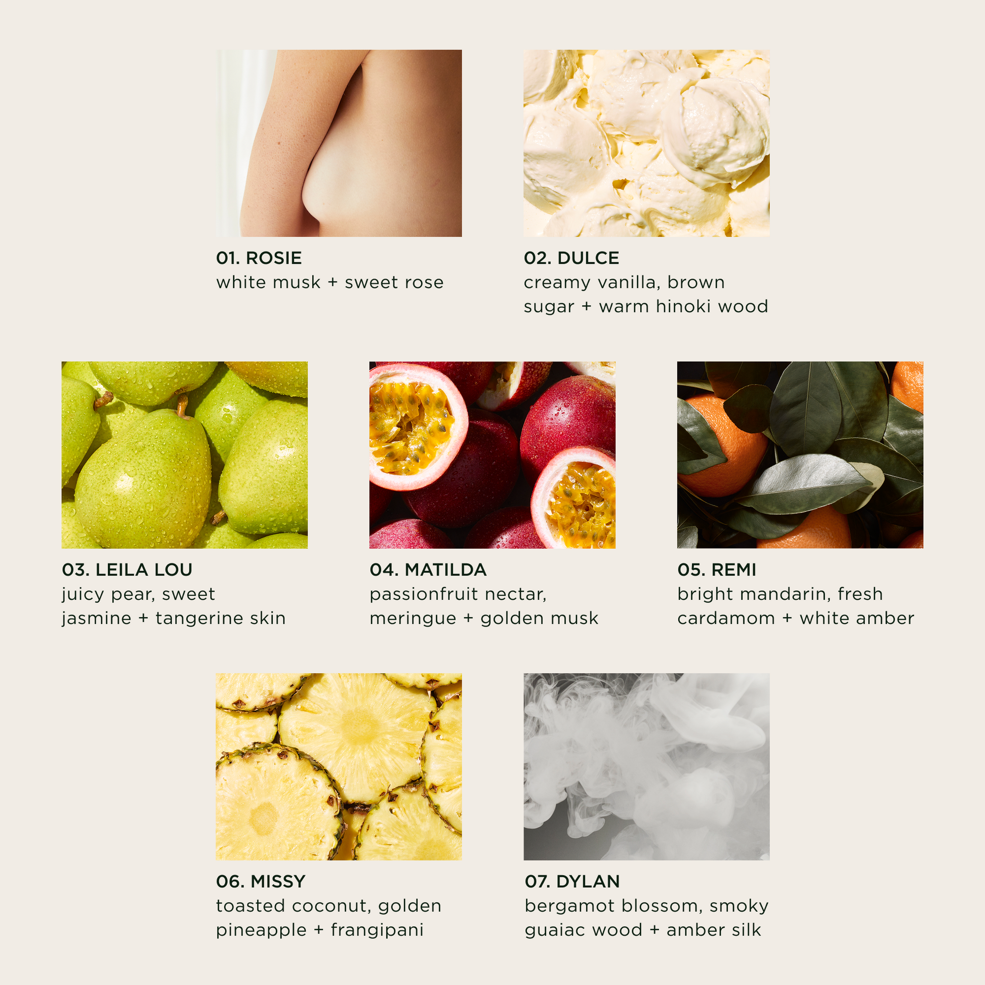 discovery set includes rosie, dulce, remi, matilda, leila lou, missy, dylan