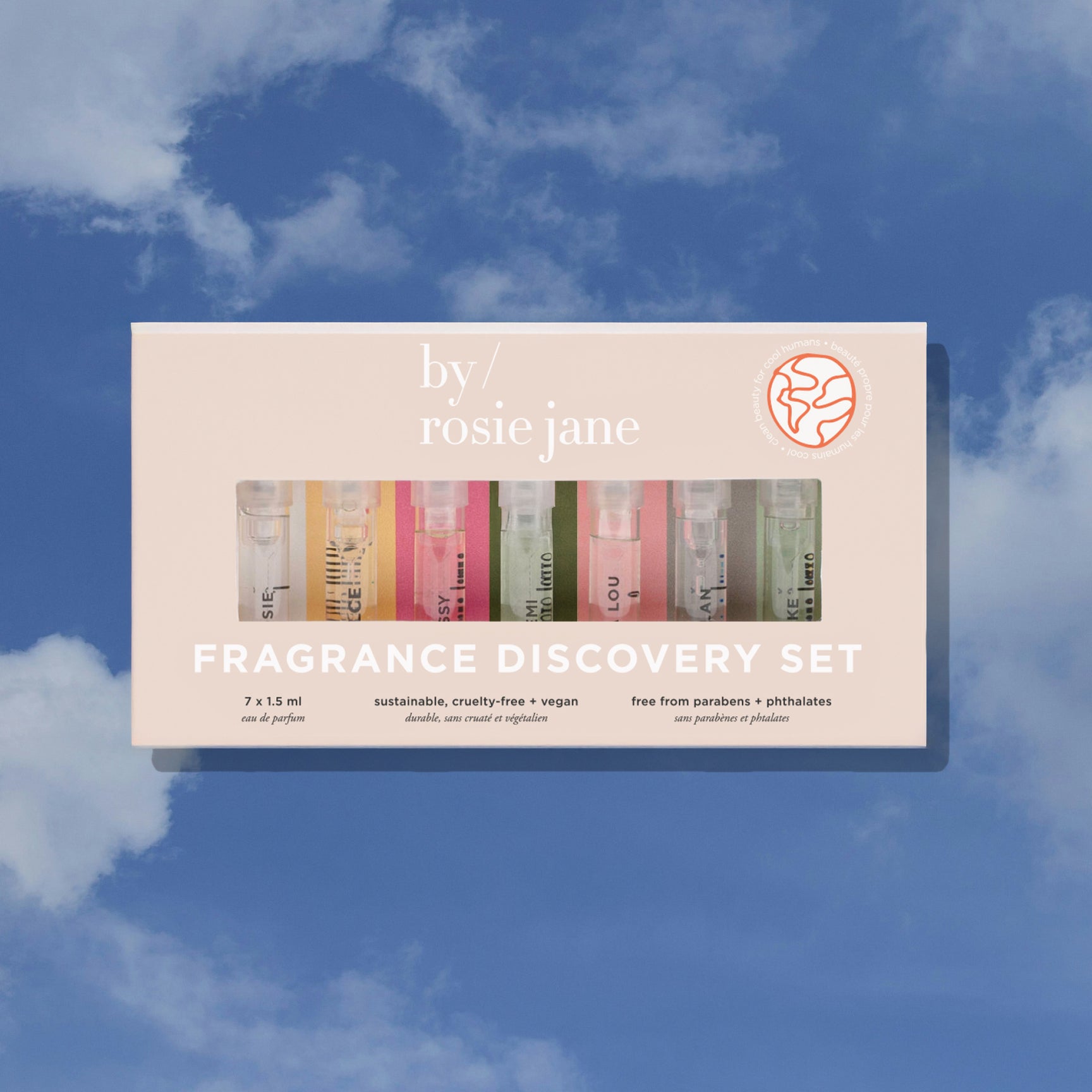 discovery set on a cloud background