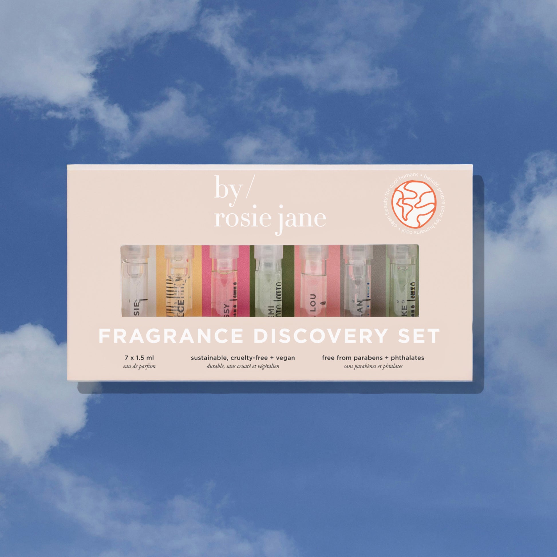 discovery set on a cloud background