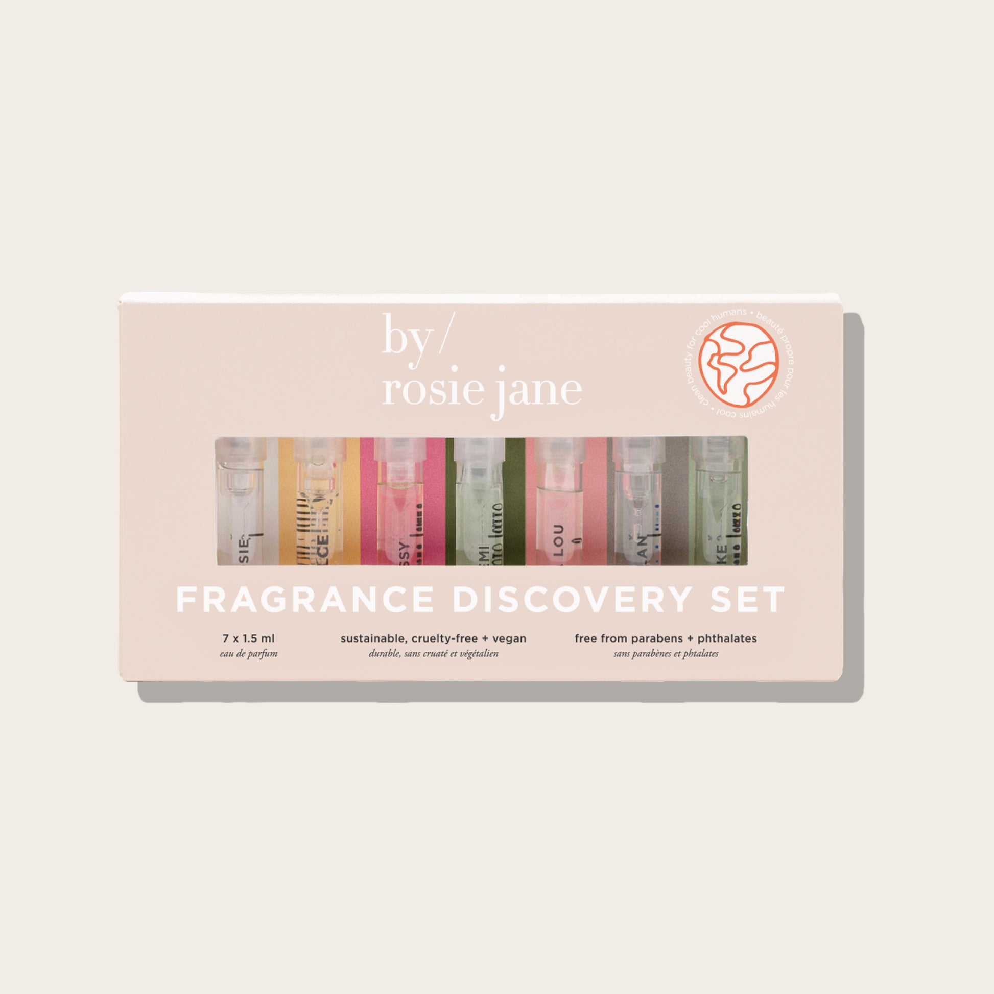 discovery set on a cream background