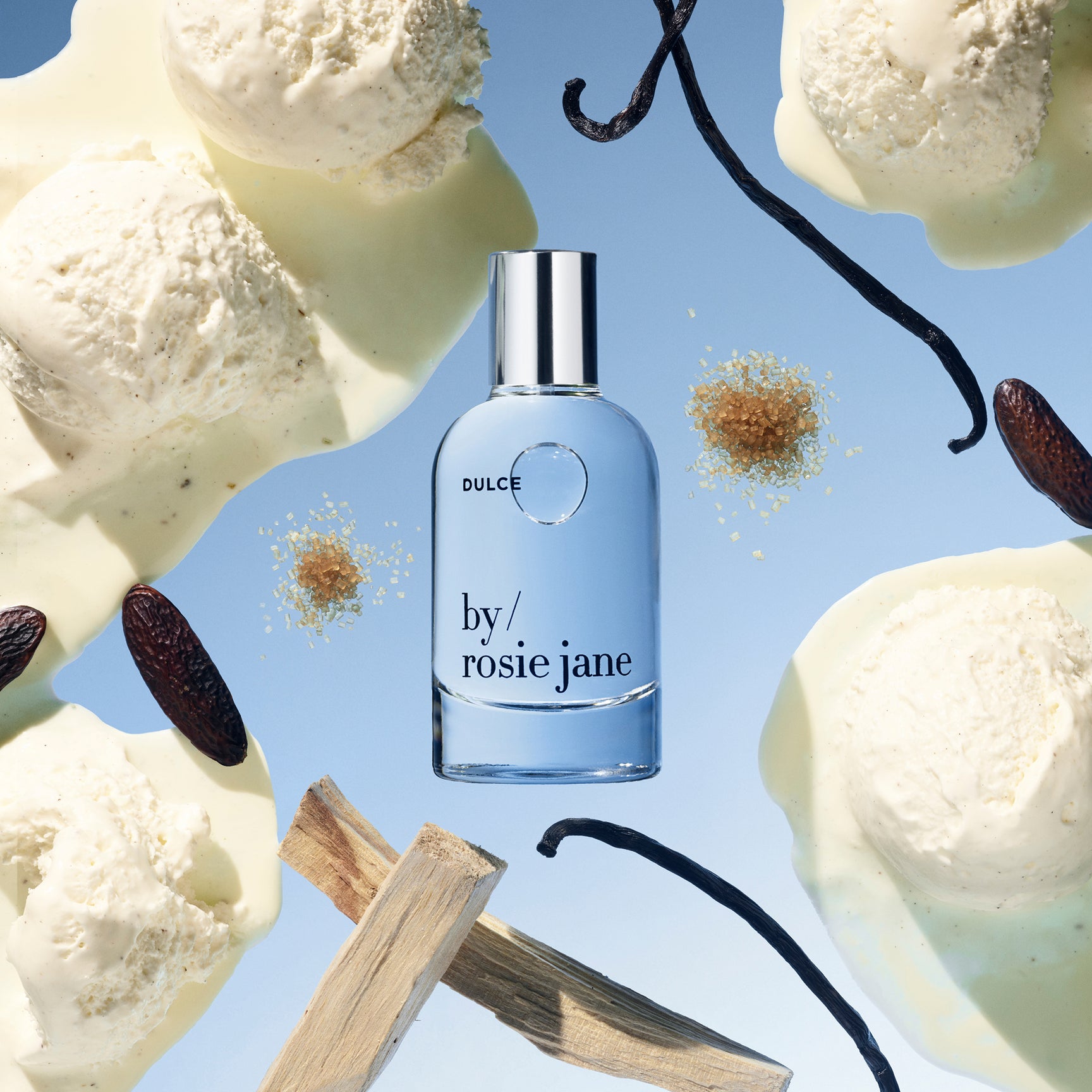 Dulce perfume, vanilla ice cream, vanilla bean, brown sugar, tonka bean