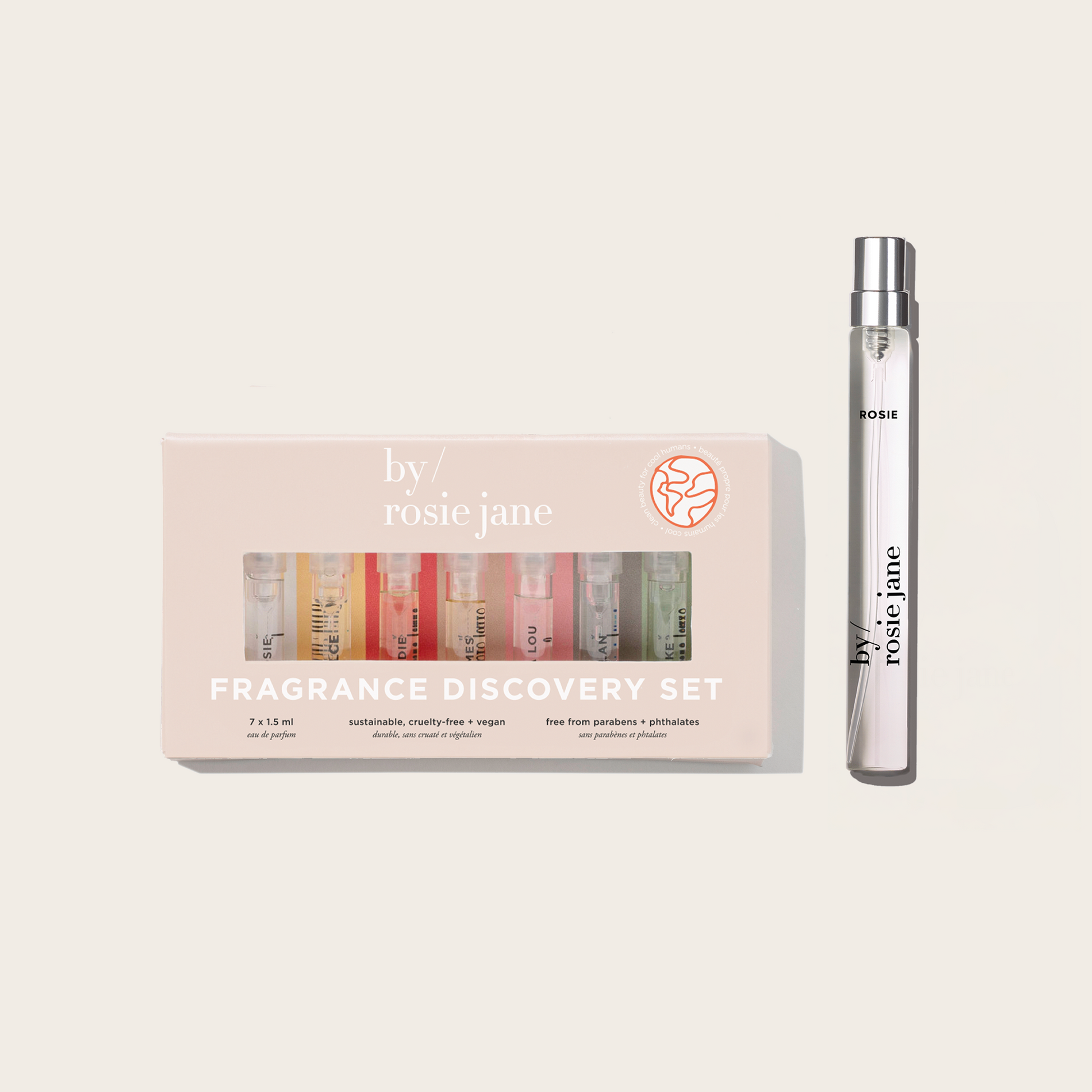 discovery set plus rosie travel spray