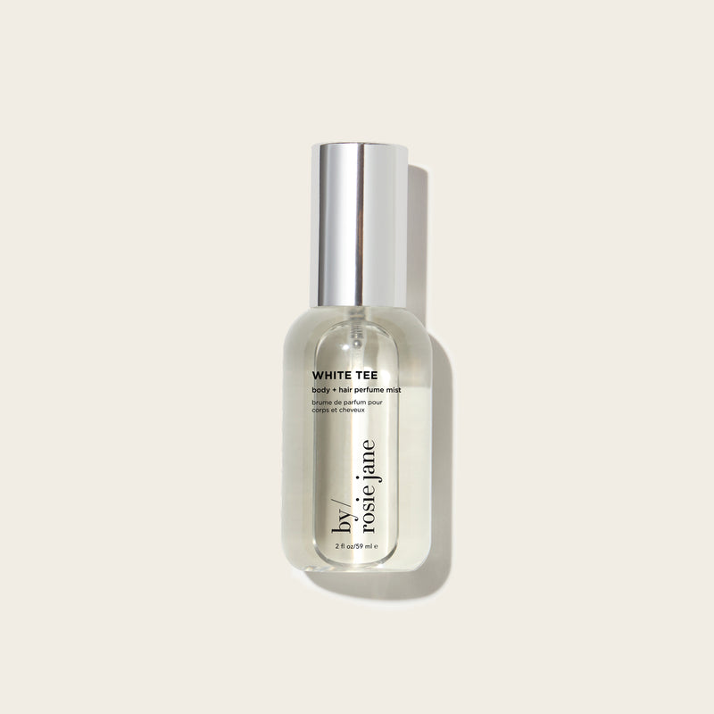 WHITE TEE BODY + HAIR MIST TRAVEL SIZE