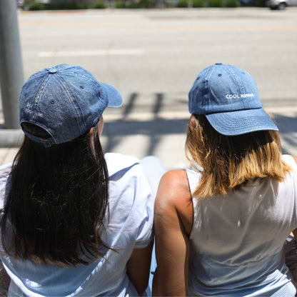 COOL HUMAN DENIM BASEBALL CAP
