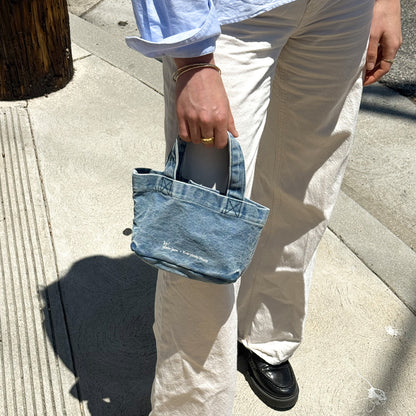 CUTEST LITTLE DENIM TOTE b/rj x Everybody.World Tote