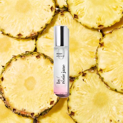 missy perfume oil on pineapples