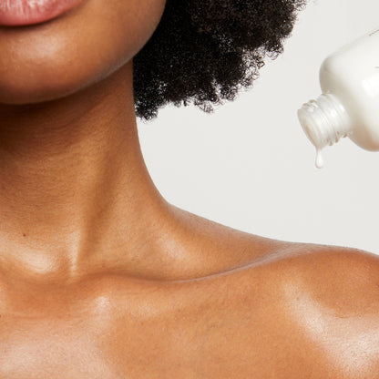 glowing skin with rosie body milk