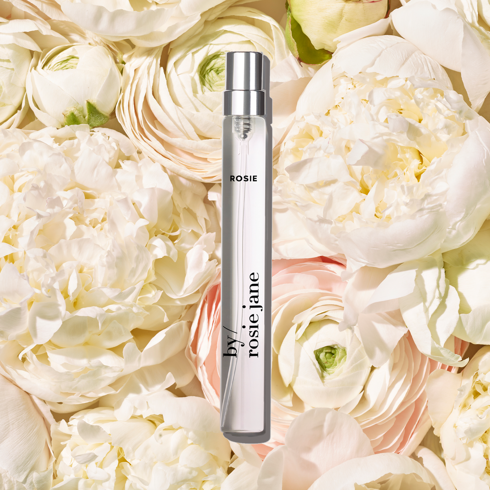 Rosie travel spray on roses 