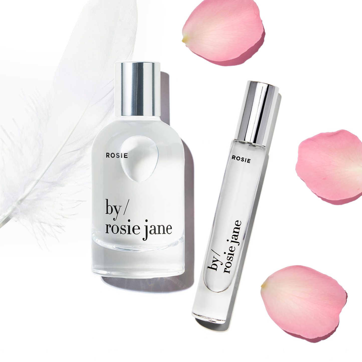 Rosie home + away set. Full size eau de parfum + travel spray