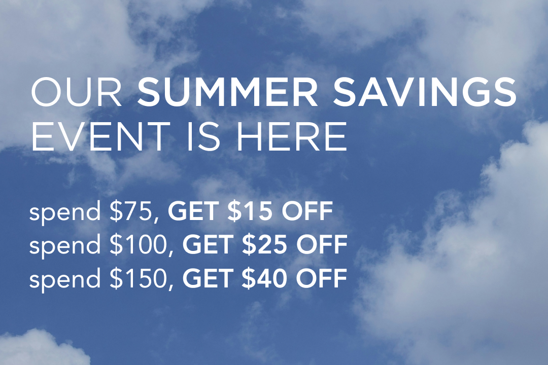 summer savings event happening now