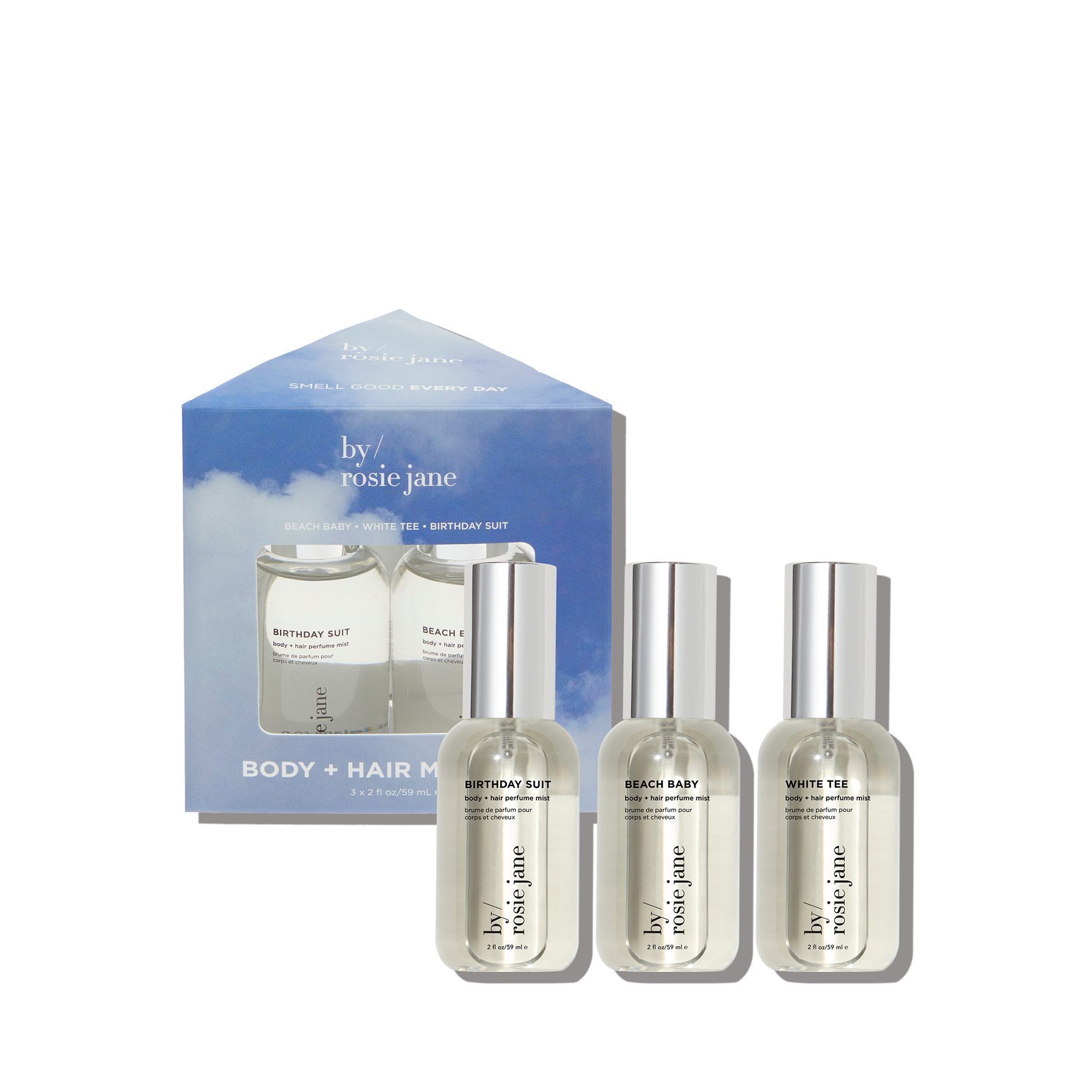 BODY + HAIR MIST MINI TRIO