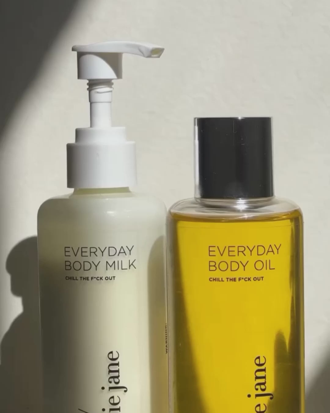 Chill The F ck Out Dry Skin Duo I Body Milk Body Oil byrosiejane