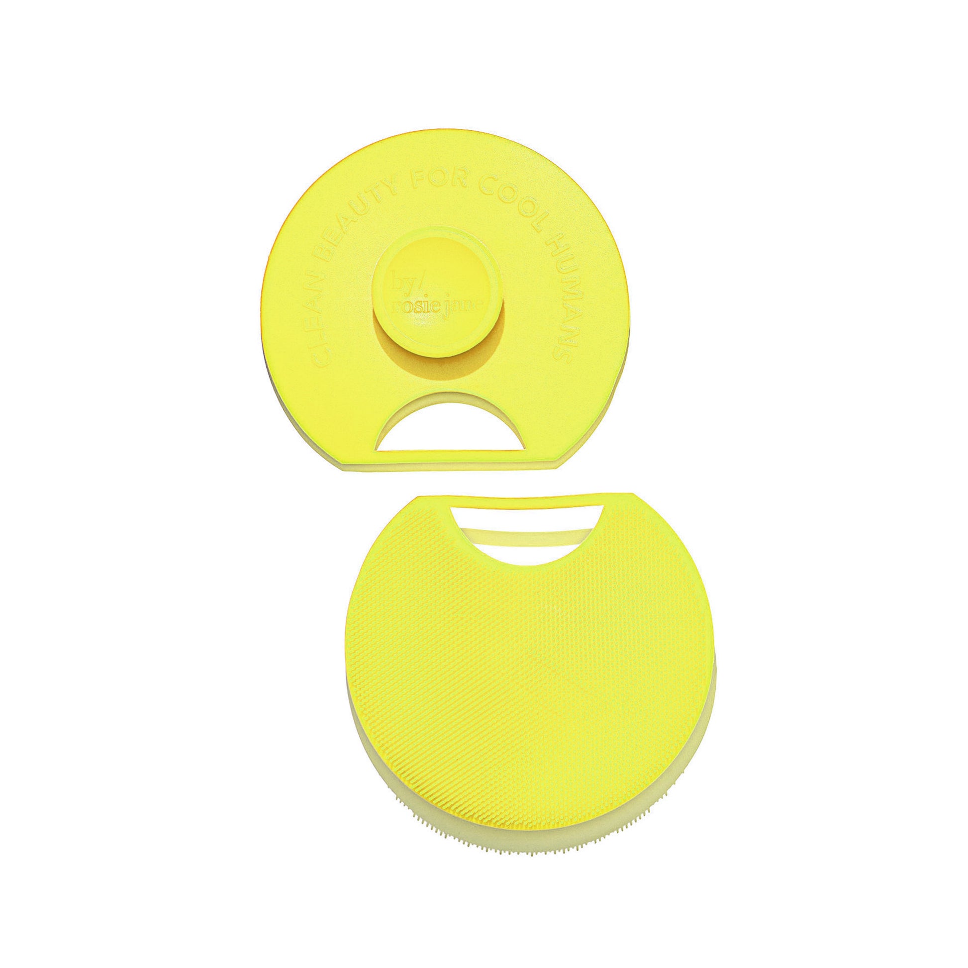 yellow body buffa (body scrubber)