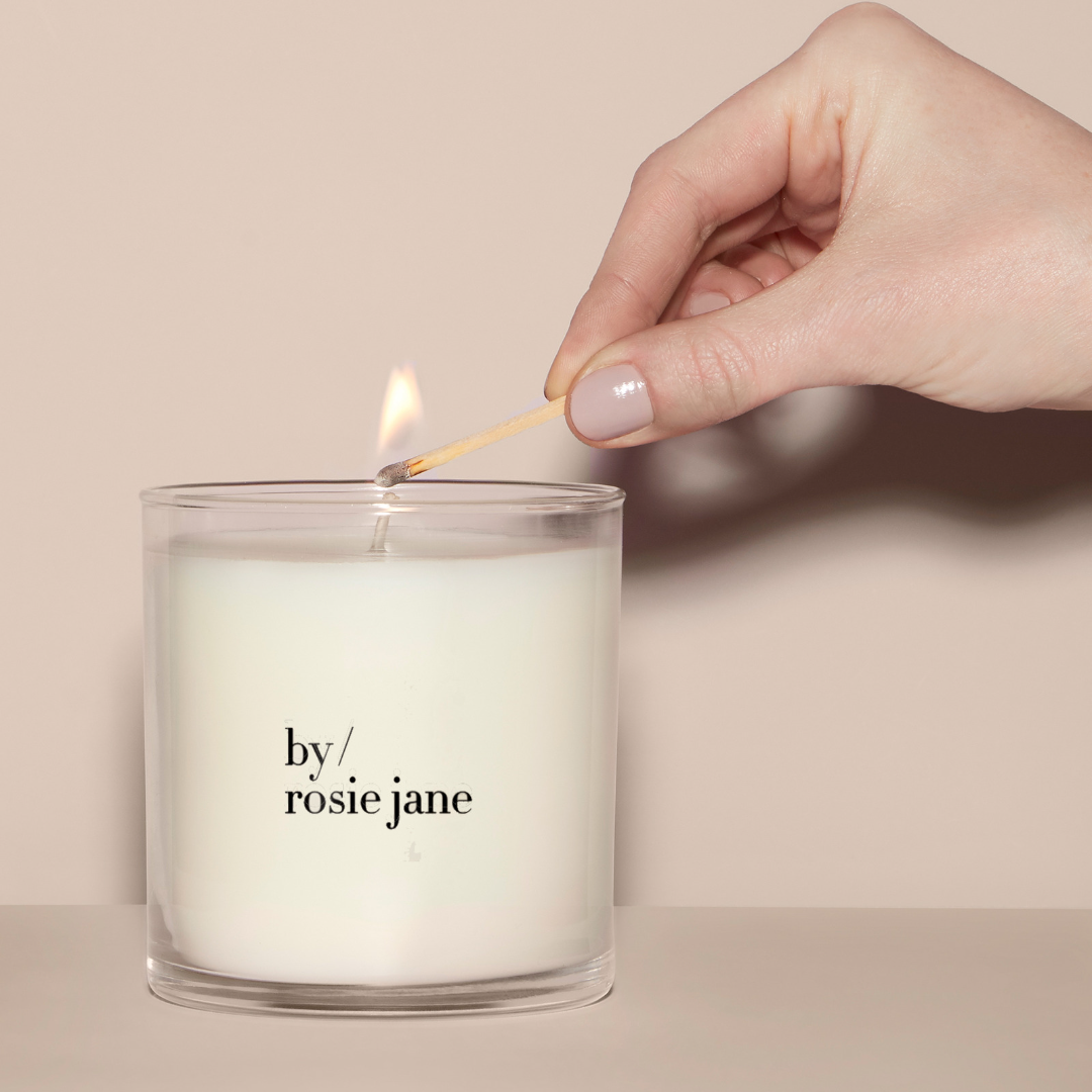 james candle with match